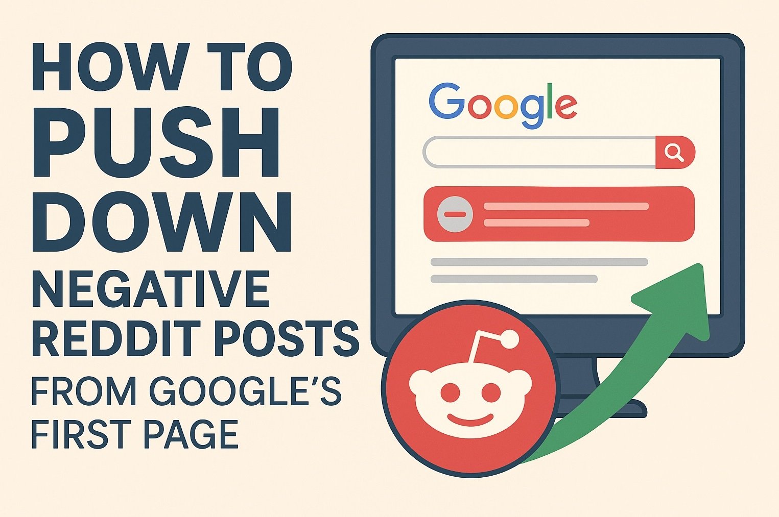 How to Push Down Negative Reddit Posts from Google’s First Page